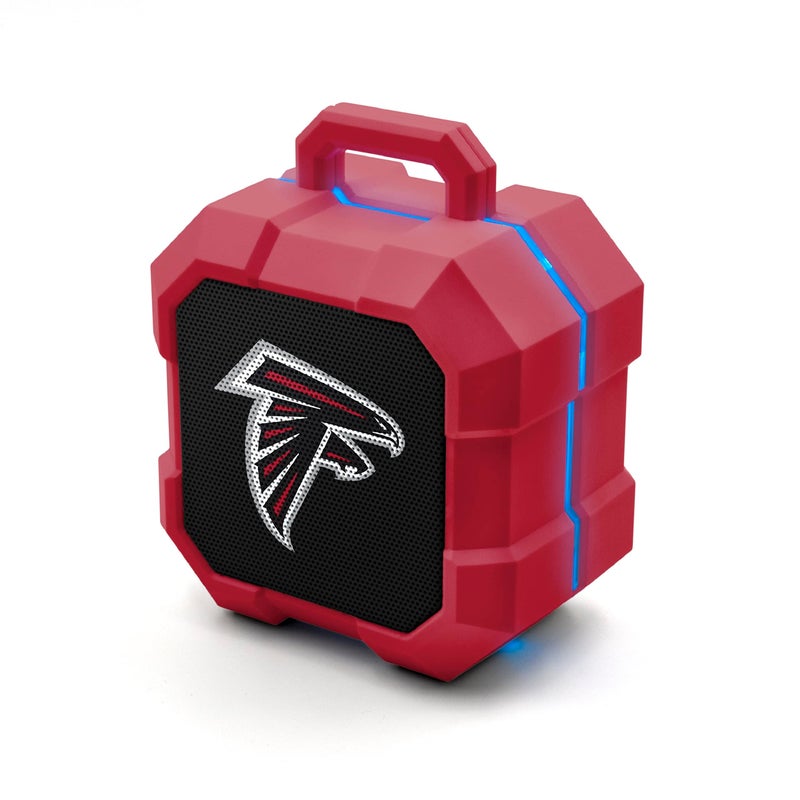 SOAR NFL Shockbox LED Wireless Bluetooth Speaker, Atlanta Falcons - Image 1